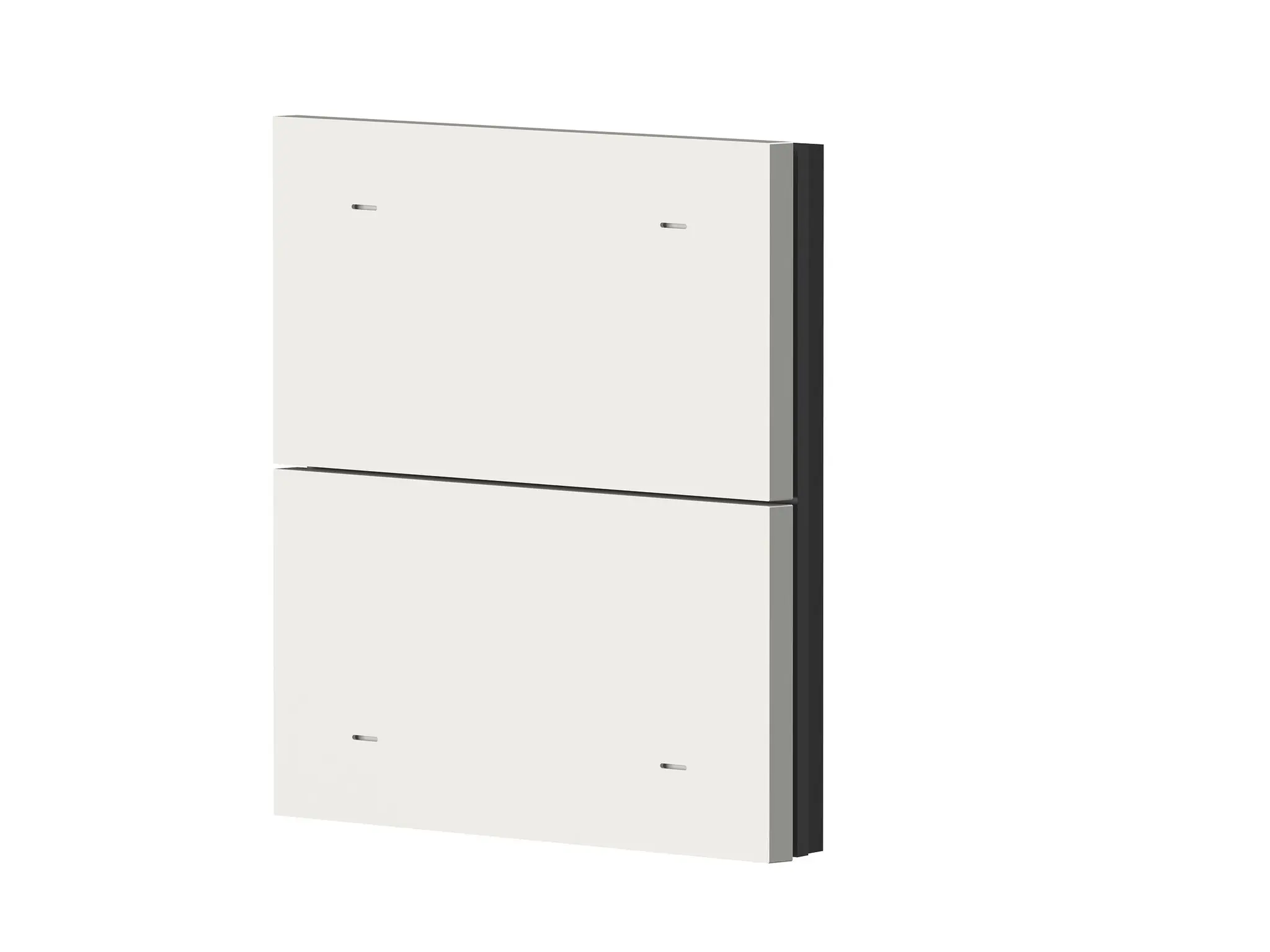 Produktfoto 1 von 2-fach Wippe Kunststoff weiß für iONprime PB KNX
