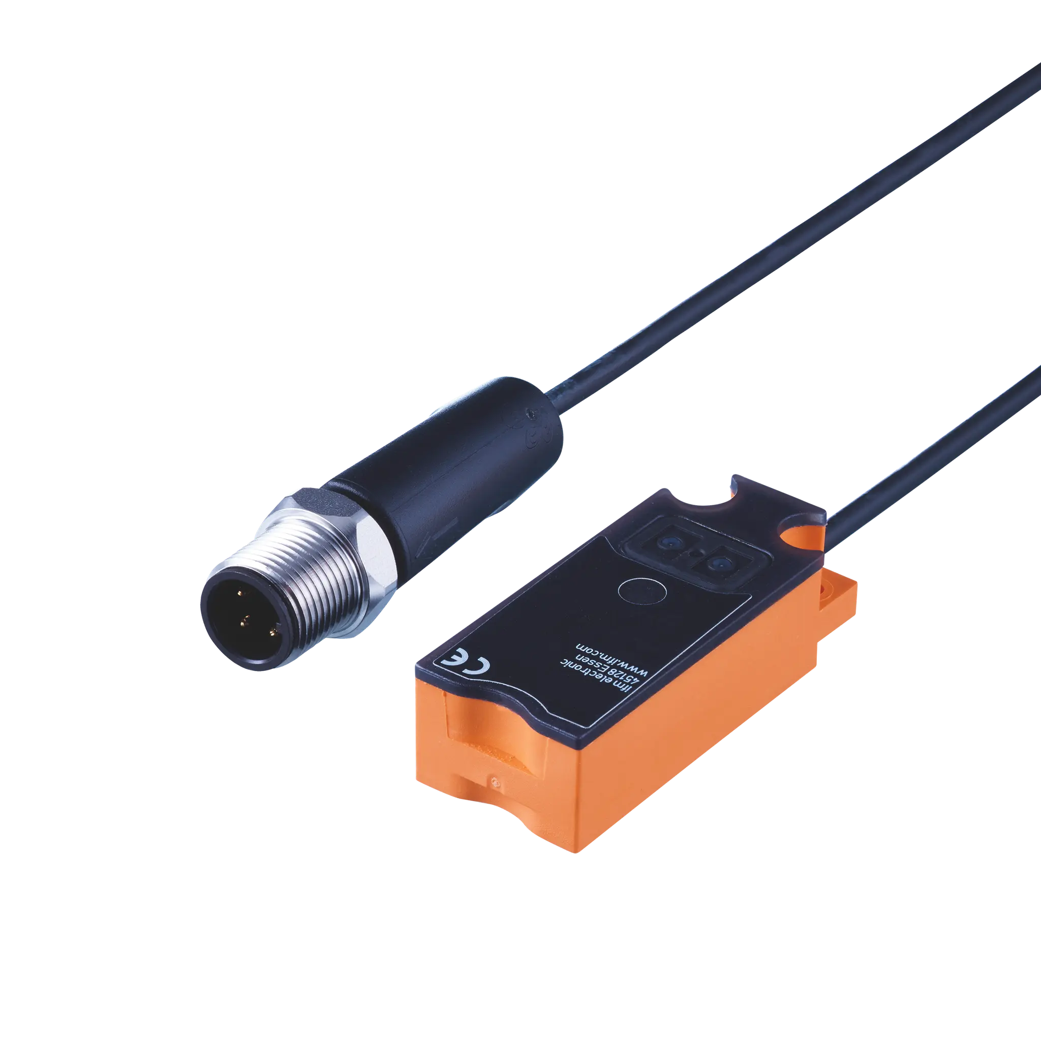 Produktfoto 1 von Kap.Sensor 20x14x48 Sn=12mm n.bündig S/Ö DC NPN 2m PVC M12 IP65/67/69K 3L 10Hz