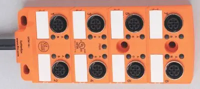 Produktfoto 1 von Zentralverteiler M12/8 PNP 15m PUR Gehäuse PA IP67/68