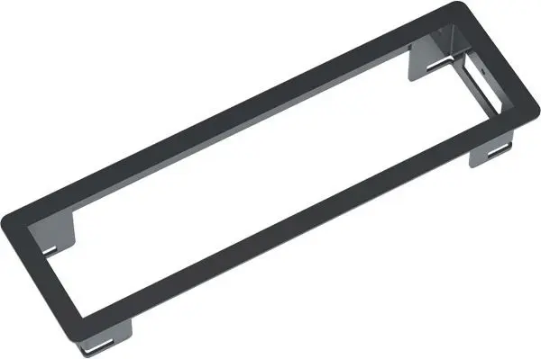 Produktfoto 1 von POWER FRAME Einbaurahmen schwarz RAL9017