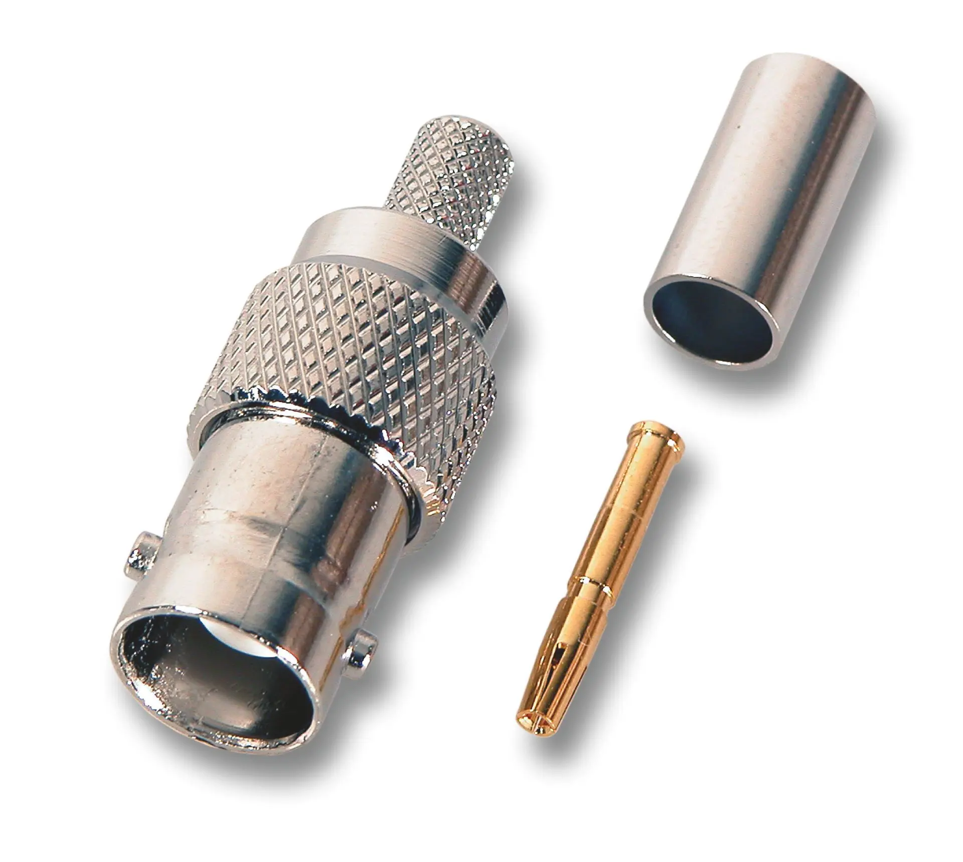 Produktfoto 1 von BNC-Buchse Gerade Crimp RG58 50Ohm