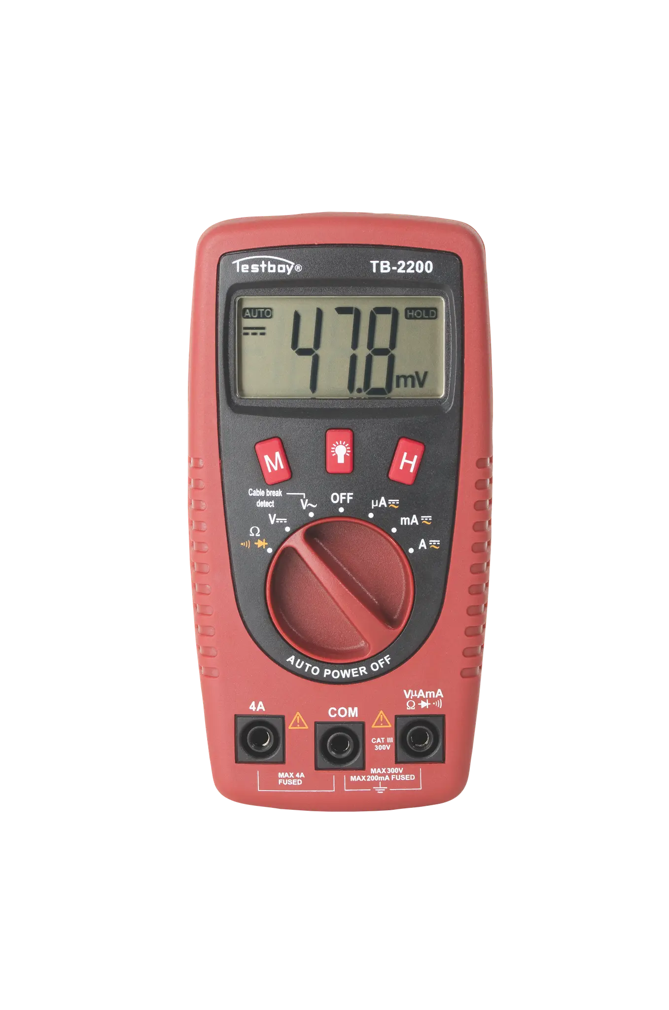 Produktfoto 1 von 2200-Digitales Multimeter+LED Lampe TÜV-GS 5J 140x70x35mm