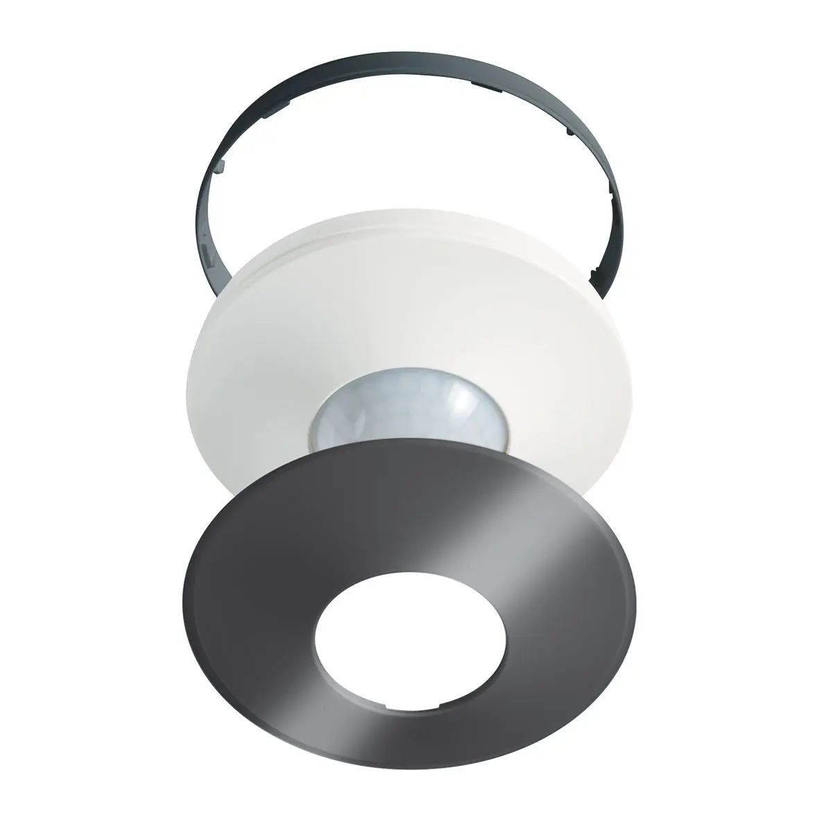Produktfoto 1 von Abdeck-Set f. COMPACT Serie 8m bestehend aus Abdeckblende und Designring schwarz