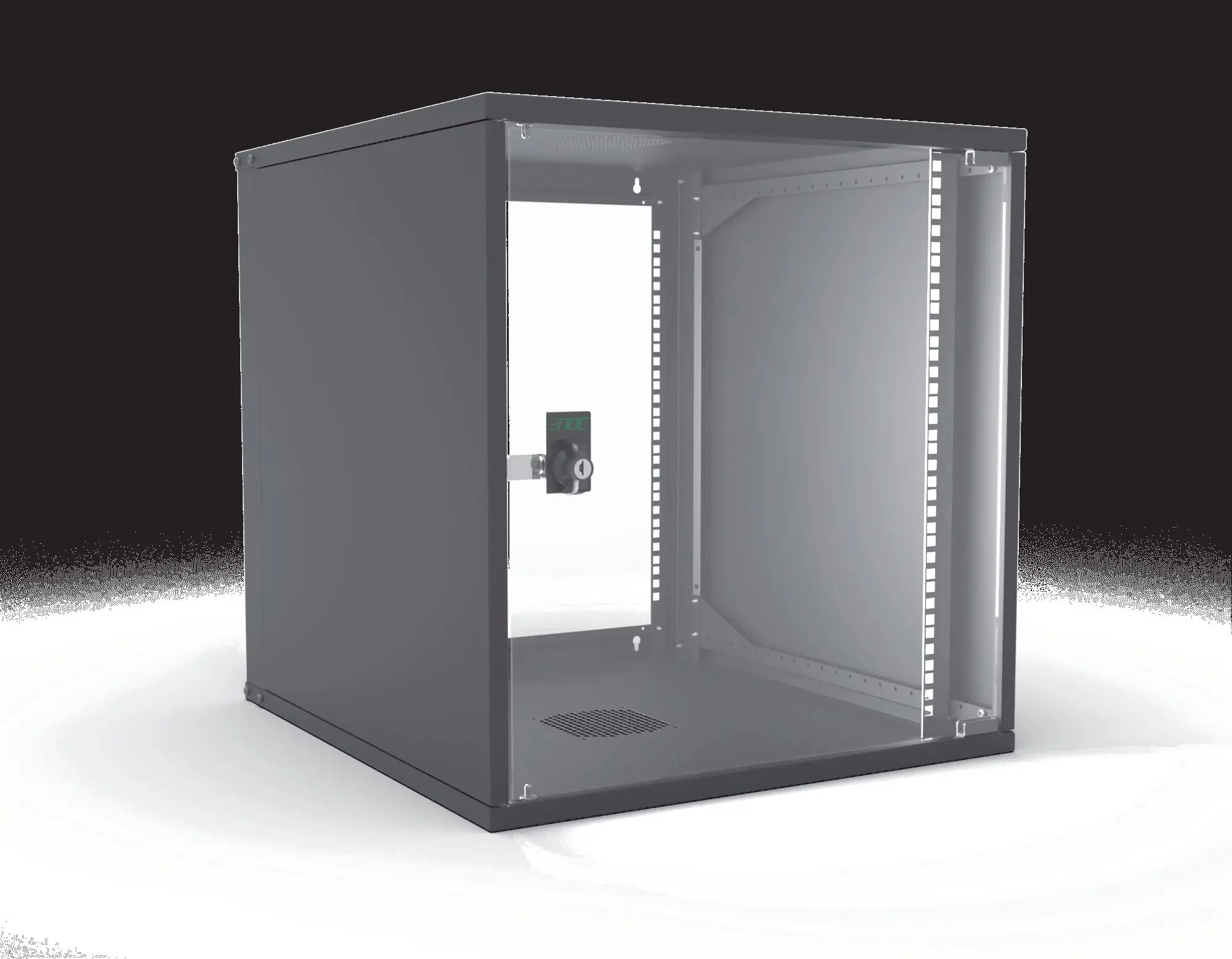 Produktfoto 1 von 19" Economy Wandschrank 9HE T:400mm schwarz