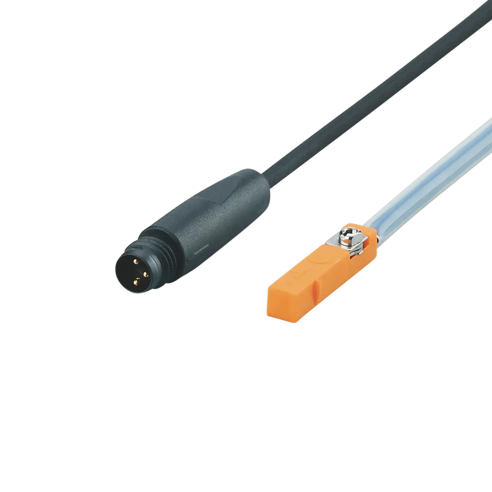 Produktfoto 1 von Zylindersensor GMR 25x5x6,5 2,8mT Schließer DC PNP 0,3m PUR M8 3L 10000Hz