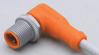 Produktfoto 1 von Anschlusskabel m.Stecker <250VAC 2m PUR Geh. TPU orange FKM IP65/67-69K