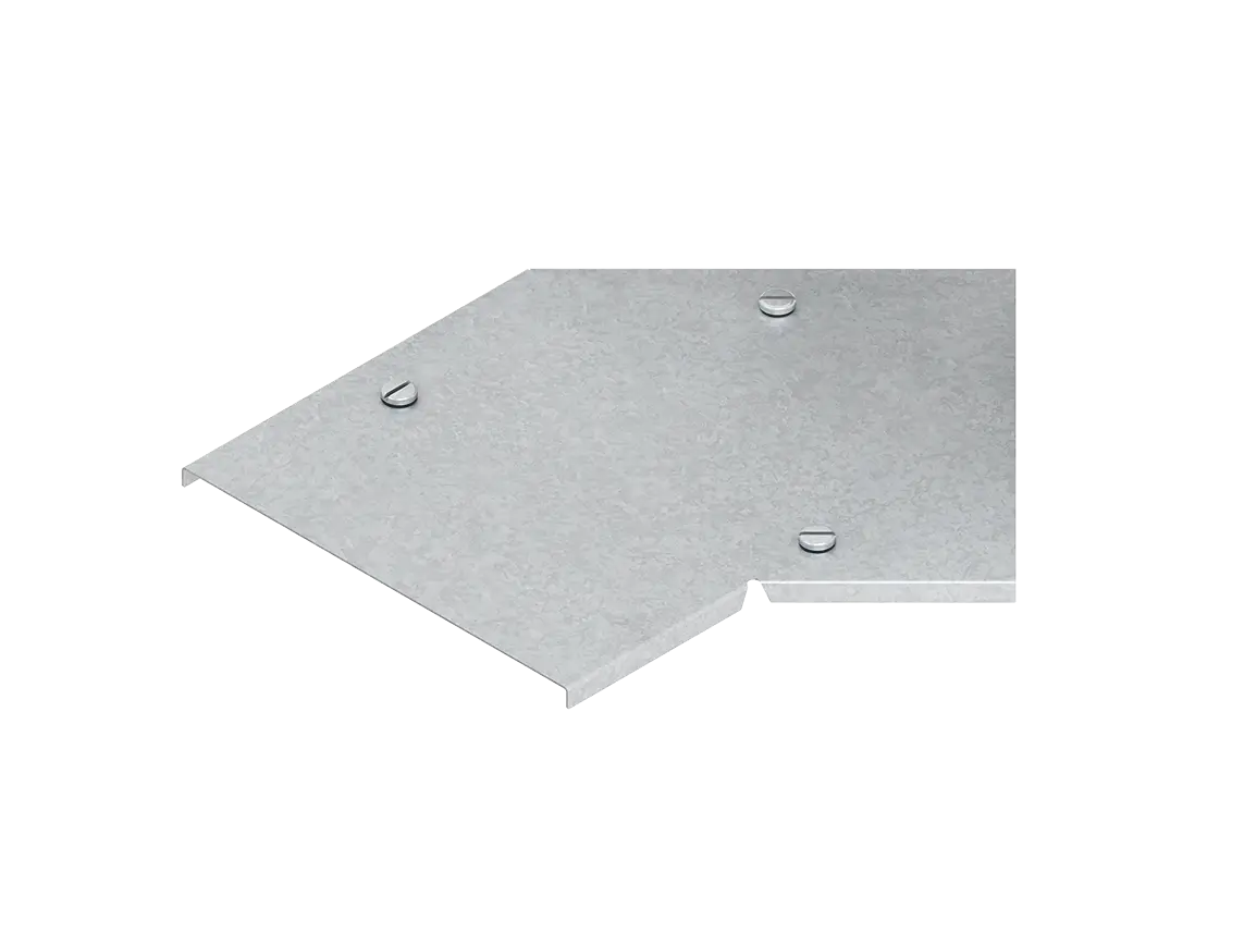 Produktfoto 1 von Deckel für Bogen 45°, Breite 204 mm feuerverzinkt, mit Drehriegelverschluss