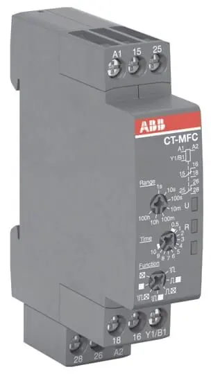 Produktfoto 1 von CT-MFC.21 Zeitrelais, multifunktional 2We, 12-240VAC/DC