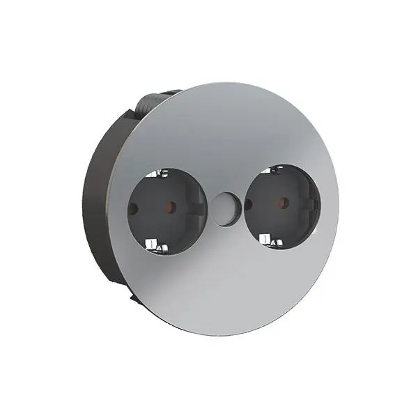 Produktfoto 1 von TWIST 2S 2xSchuko Strom 2 matt