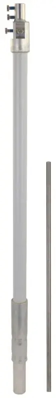 Produktfoto 1 von Stützrohr für HVI light plus D 40 mm L 1600 mm mit Fangspitze D 10 mm L 500 mm
