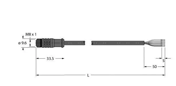 Produktfoto 1 von Industrielle Sensorleitung - PTFE- Kabelmantel