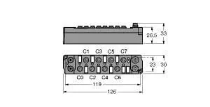Produktfoto 1 von piconet Erweiterungsmodul für IP-Link 8 digitale Ausgänge 2 A (in Summe 12A)