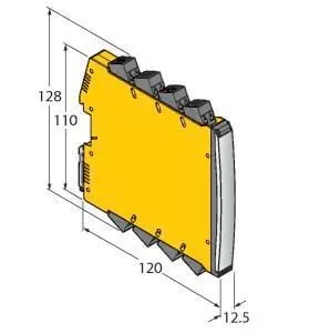 Produktfoto 1 von Trennschaltverstärker 2-kanalig TÜV 14 ATEX 147004 X