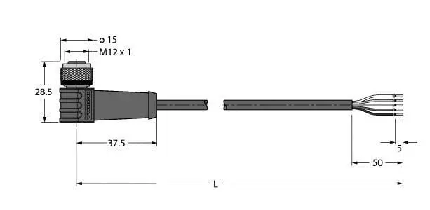 Produktfoto 1 von Industrielle Sensorleitung - PTFE- Kabelmantel