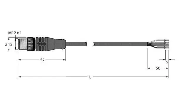 Produktfoto 1 von Industrielle Sensorleitung - PTFE- Kabelmantel
