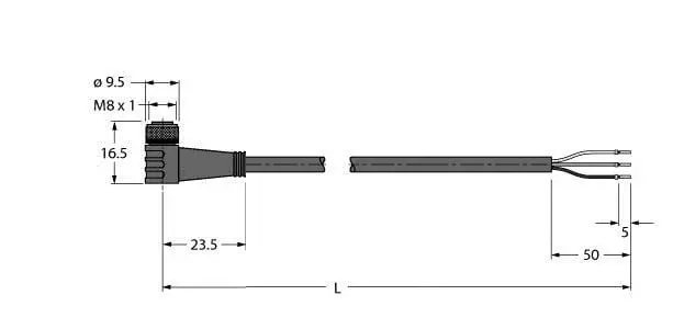 Produktfoto 1 von Industrielle Sensorleitung - PTFE- Kabelmantel