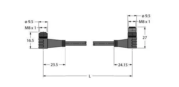 Produktfoto 1 von Hochtemperaturfeste Aktuator- und Sensorleitung Verbindungsleitung