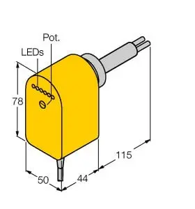 Produktfoto 1 von Strömungssensor Eintauchsensor mit integrierter Auswerteelektronik