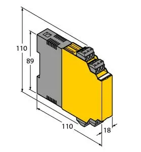 Ex-HART-Messumformer-Speisetrenner 1-kanalig TÜV 00 ATEX 1595