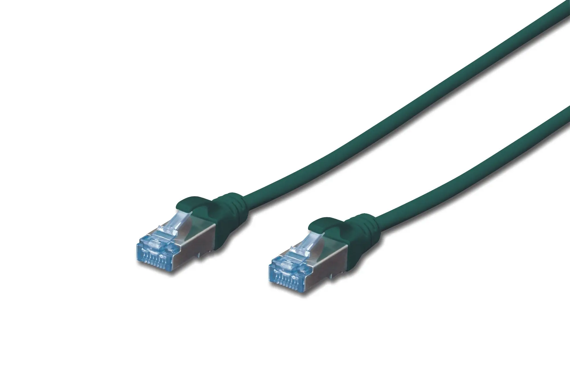 Produktfoto 1 von Premium CAT 5e SF-UTP Patchkabel Cu PVC AWG 26/7 Länge 0,5m grün