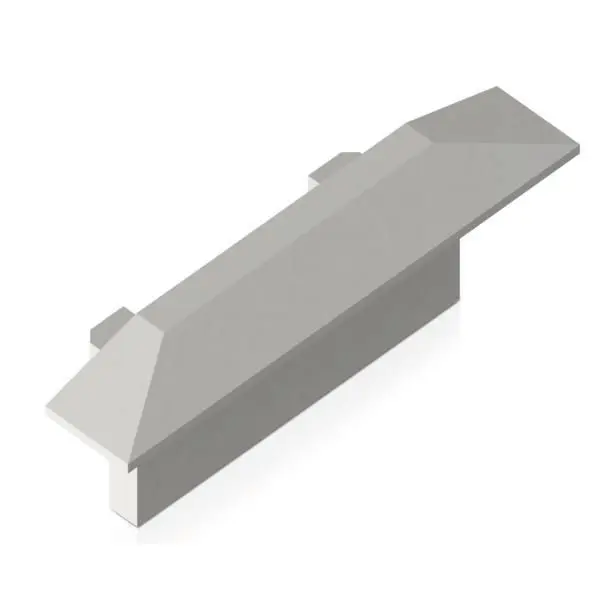 Produktfoto 1 von Endkappe aus Aluminium zu Profil 53604260