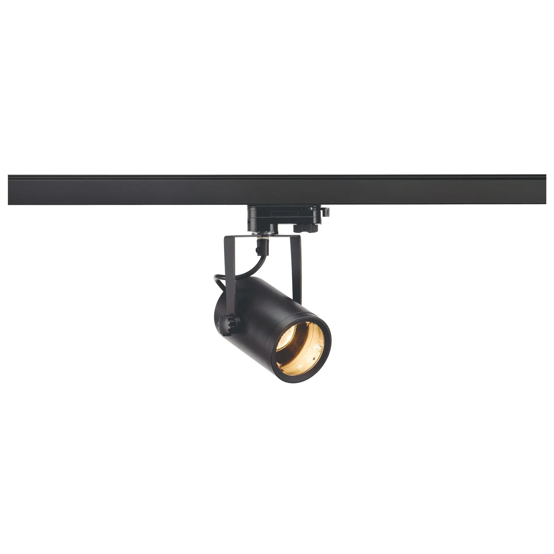 Produktfoto 1 von EURO SPOT GU10 schwarz max.25W m.3Ph.Adapter