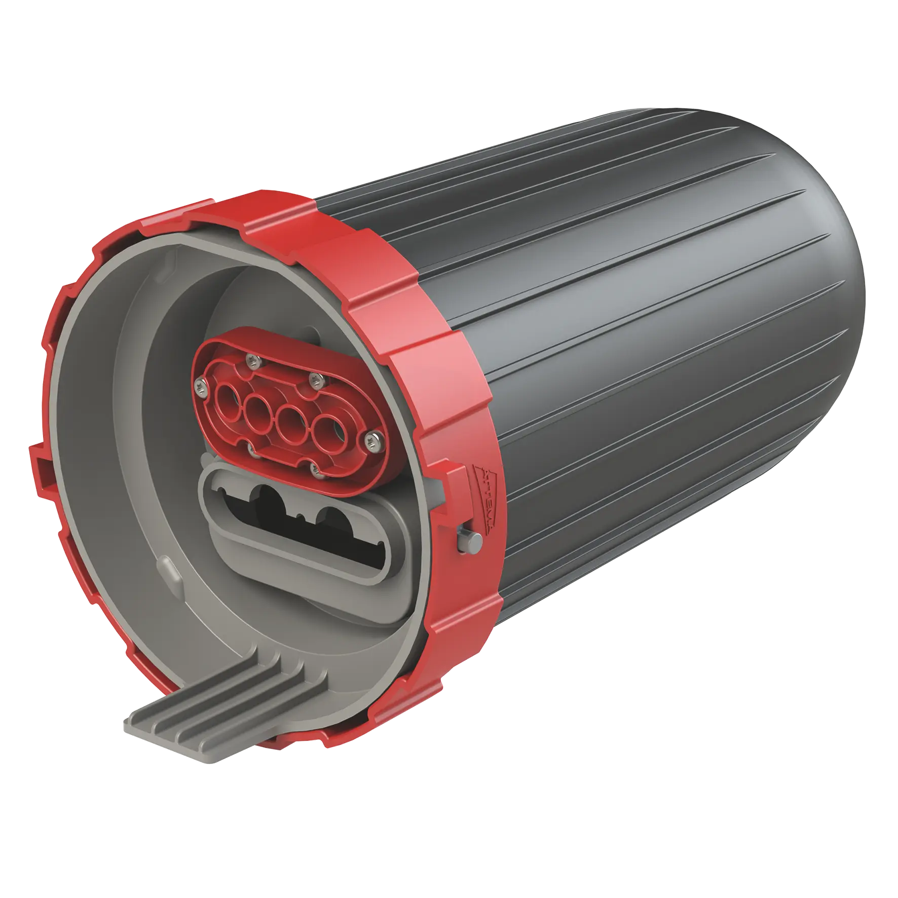 Produktfoto 1 von Connectivity Haubenmuffe MFD 24 Fasern ANT 4 Ausgänge Loop IP68