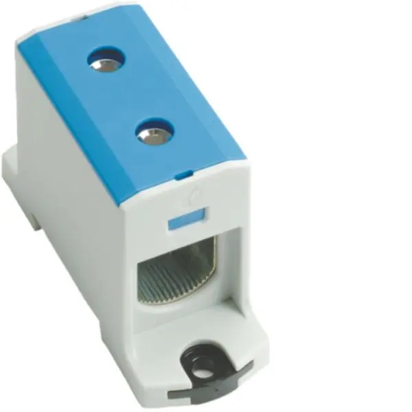 Anschlussklemme für Aluminium und Kupferleitungen, 25mm²-150mm², blau