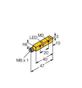 Produktfoto 1 von Induktiver Sensor uprox+
