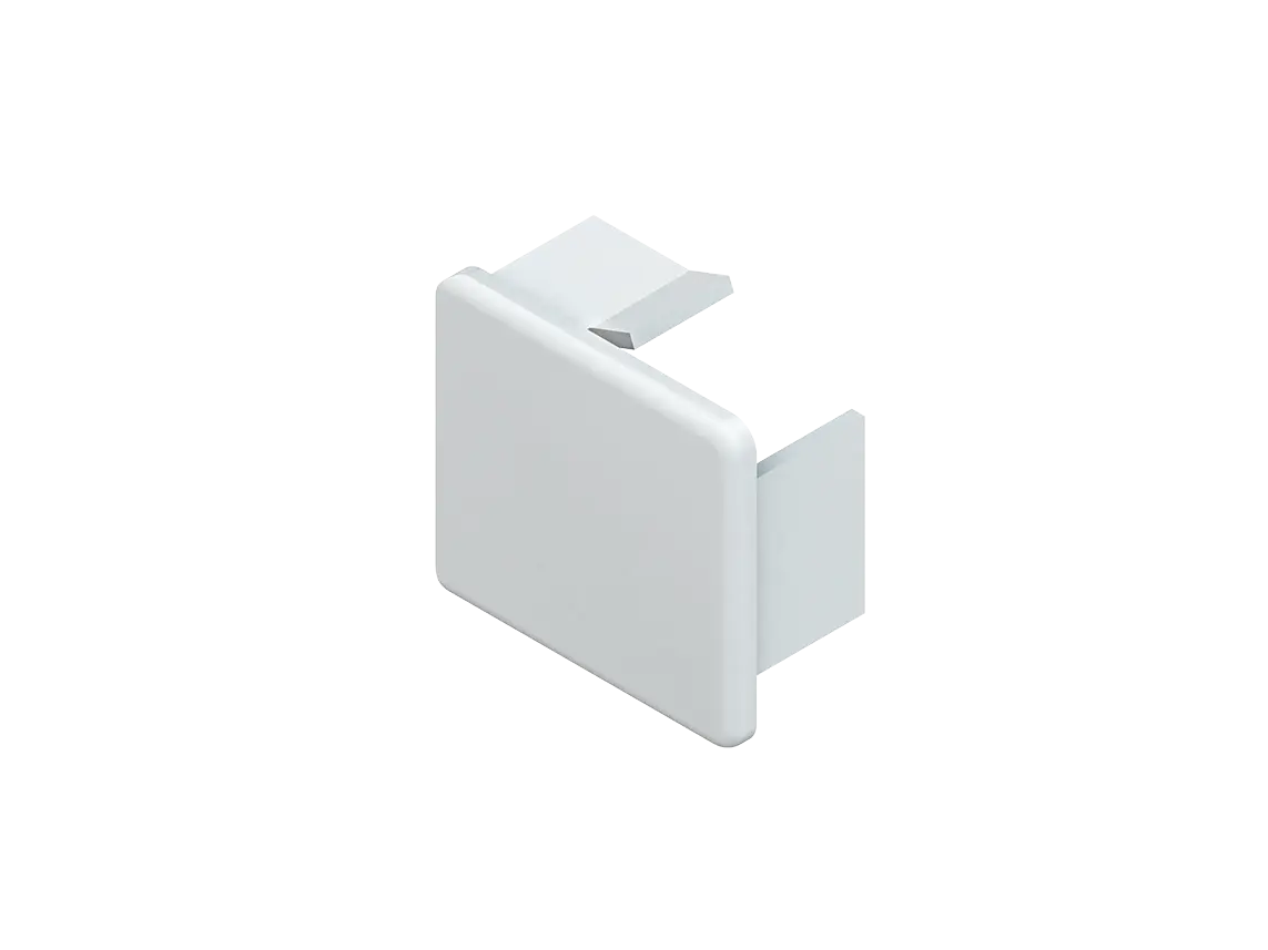 Produktfoto 1 von Endstück 30X30 reinweiß RAL9010 E3030.3
