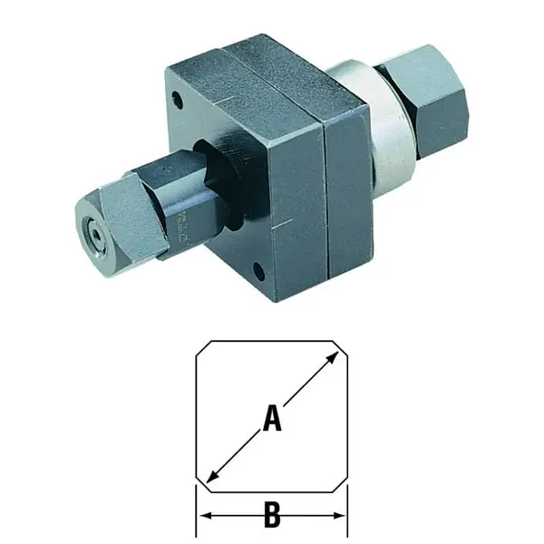 Produktfoto 1 von Spezialquadratlocher mit abgeflachten Ecken, 22,5mmx20,1mm, Materialstärke 2,0