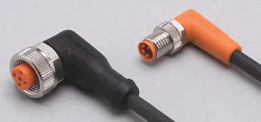 Produktfoto 1 von Verbindungskabel PNP 0,3m PUR Gehäuse TPU orange FKM IP65/67-69K