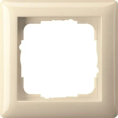 Produktfoto 1 von Abdeckrahmen 1fach Standard 55 cremeweiß