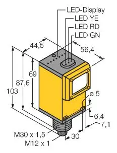 Produktfoto 1 von Opto Sensor Reflexionslichttaster KEMA 03ATEX 1441 X
