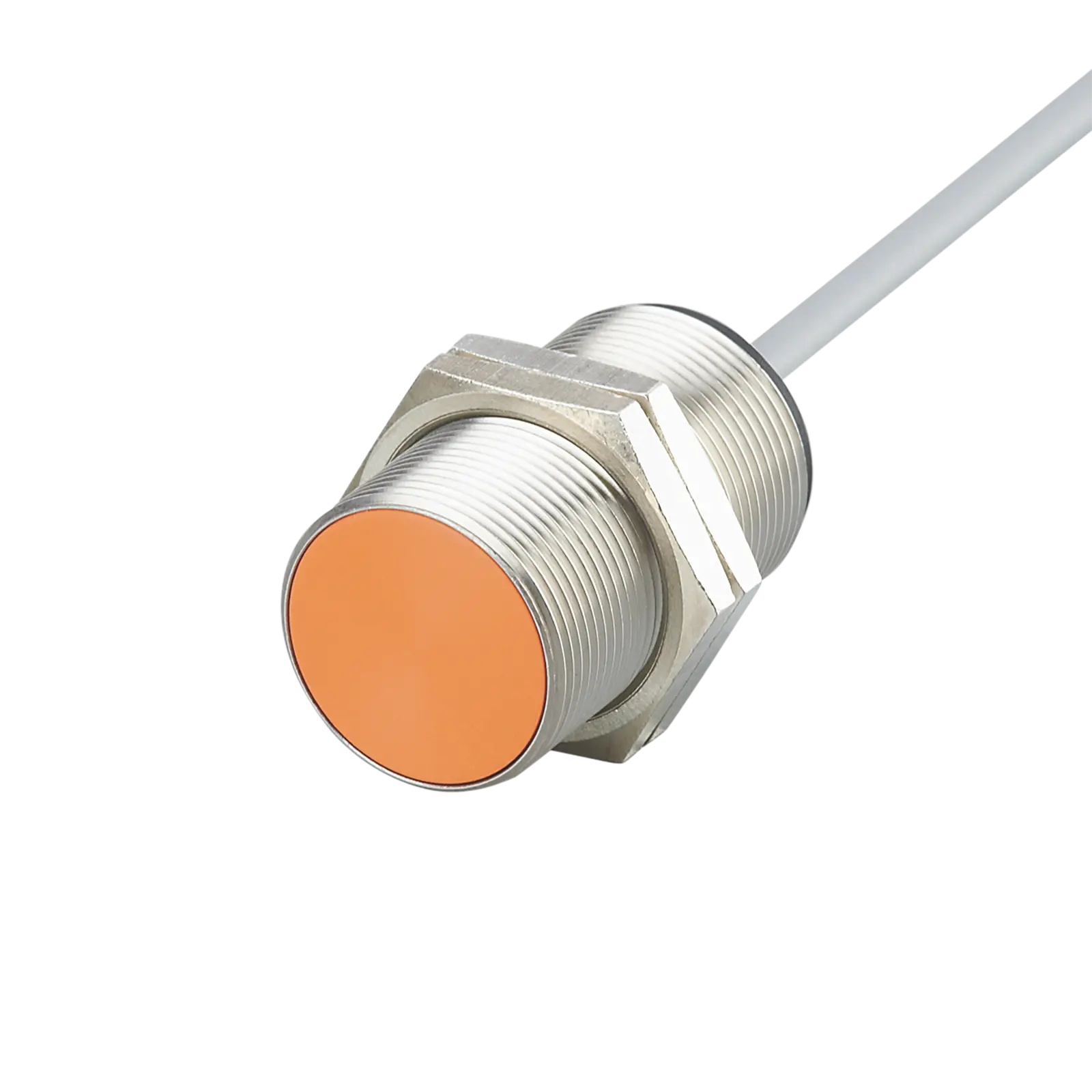 Produktfoto 1 von Ind.Sensor M30x1,5 Sn=10mm bündig S DC PNP/NPN 2m PVC IP67 2L 460Hz