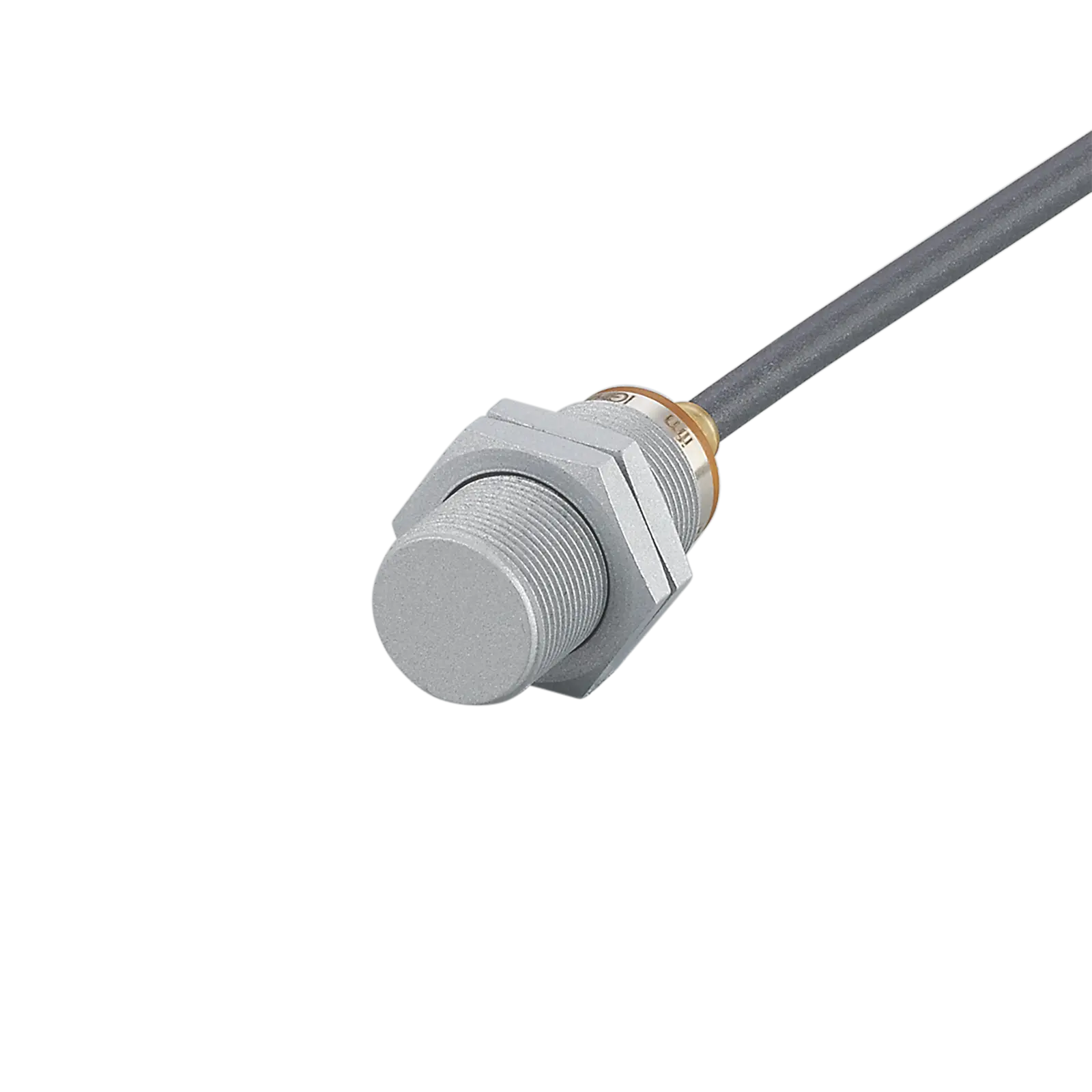 Produktfoto 1 von Ind.Sensor M18x1 L=40 Sn=8mm bündig S DC PNP 2m PUR IP65-69K 3L 2Hz
