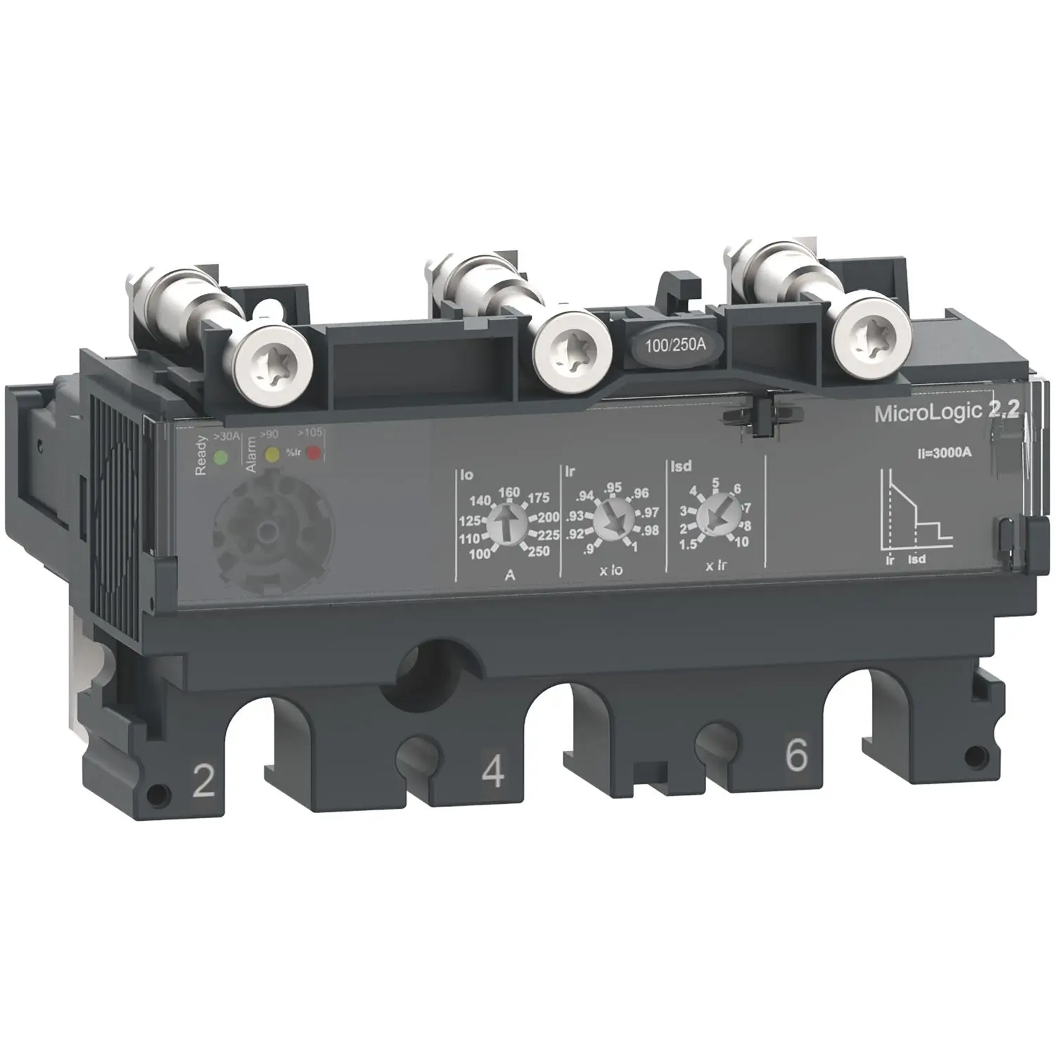 Elektronisches Auslösegerät MicroLogic 2.2 100A 3P3D