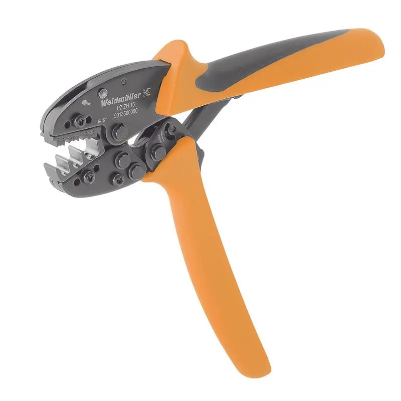 Produktfoto 1 von Crimpwerkzeug für Aderendhülsen, 6 qmm, 16 qmm, Indent-Crimp