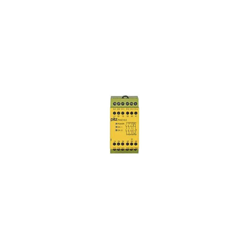 Produktfoto 1 von PNOZ X3.2 230VAC 24VDC 3n/o 1n/c 1so Sicherheitsschaltgerät