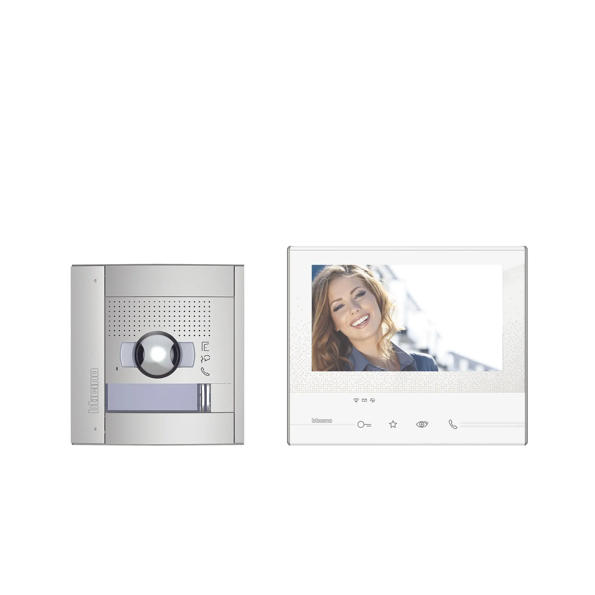 Produktfoto 1 von Flex'ONE Video-Set mit Türstation SFERA (1 und 2 Ruftasten) + CLASSE300 X13E