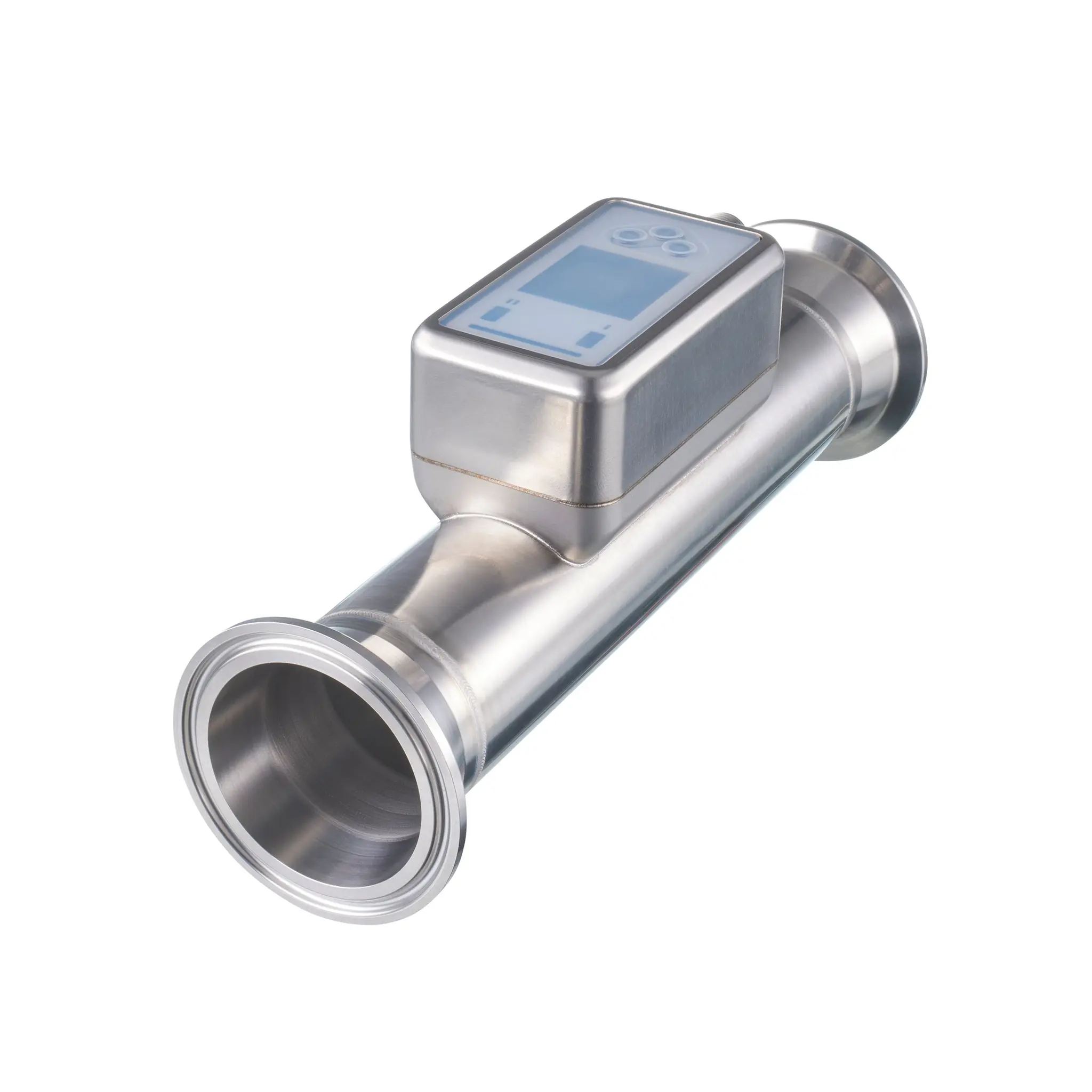 Produktfoto 1 von Ultraschall-Durchflusssensor PNP/NPN IO-Link 0,3...60ccm/h Clamp 2z