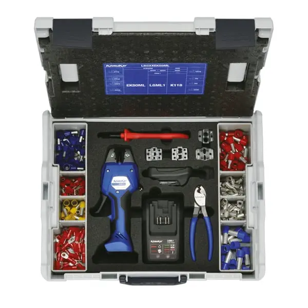 Produktfoto 1 von Elektromechanische Crimpzange 0,14-50qmm in L-BOXX
