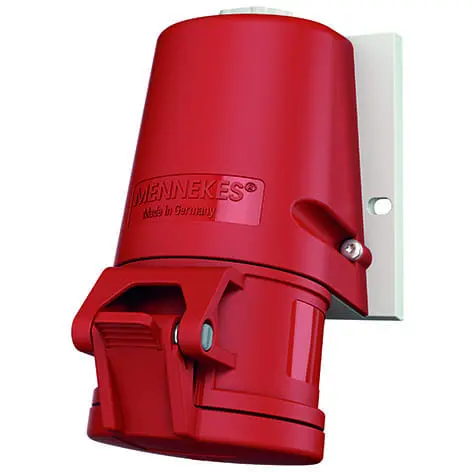 Produktfoto 1 von Wanddose TwinCONTACT, 16A4p6h400V, IP44