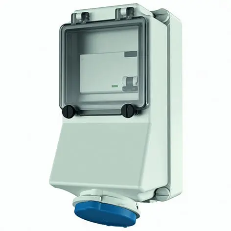 Produktfoto 1 von Wanddose, 16A3p6h230V, IP44