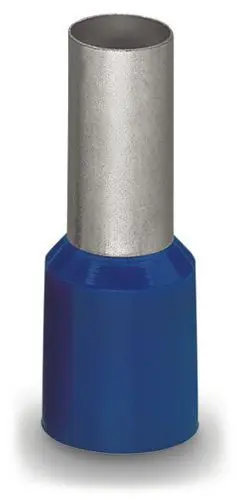 Produktfoto 1 von Aderendhülse,Hülse für 16 mm² / AWG 6,mit Kunststoffkragen,blau