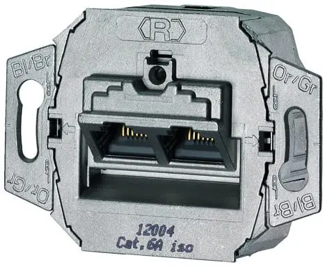Produktfoto 1 von Daten-Anschlussdose UP 2xRJ45 Cat.6A*