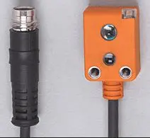 Produktfoto 1 von Reflexlichttaster Rotlicht Hell NPN 100mm IP65 0,2m PUR M8