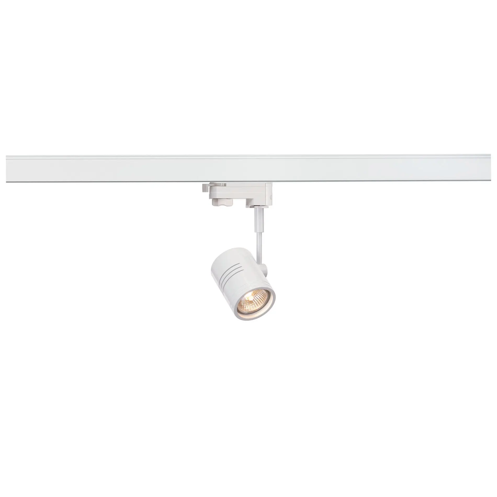 Produktfoto 1 von BIMA I Leuchtenkopf mattweiß GU10 max.50W m.3Ph.Adapter