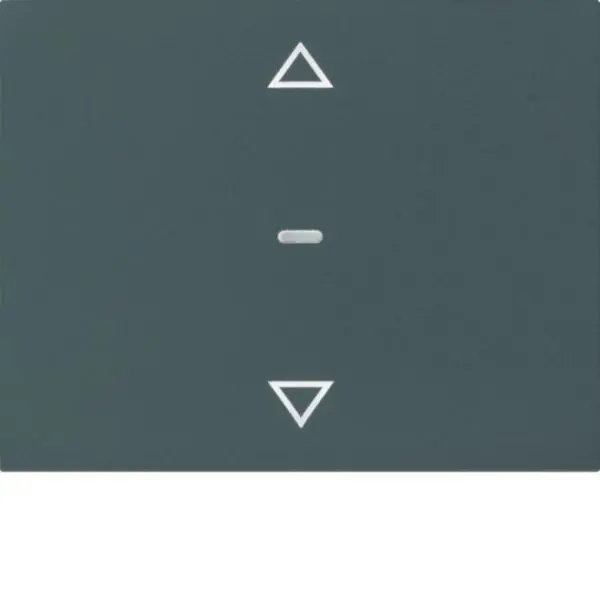Abdeckung für Tastsensor Modul 1fach mit Pfeil-Symbol K.x anthrazit