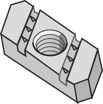 Produktfoto 1 von Selbstblockierende Mutter E41M6 V4A